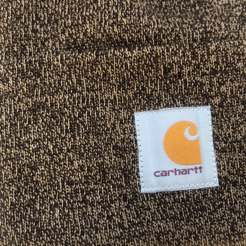 ⭐️CARHARTT BRWN &. BLACK hat CAP beanie …NEW - Picture 5 of 7